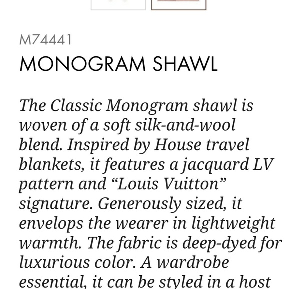 Louis Vuitton Scarf from Paris - Picture 3 of 7